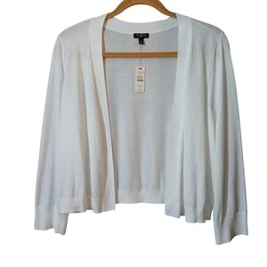 Talbots Cardigan Sweater Lightweight Open-Front